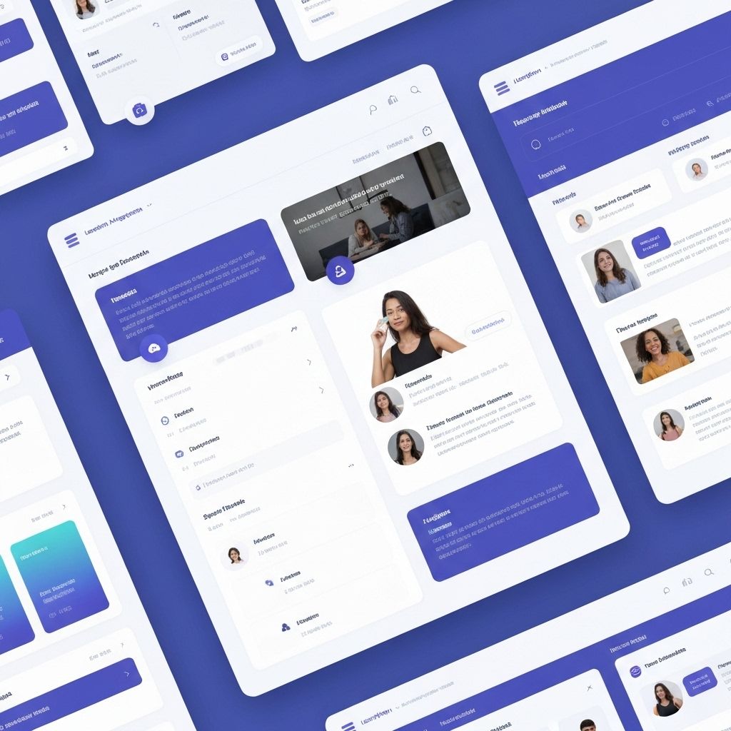 Learning Management System interface